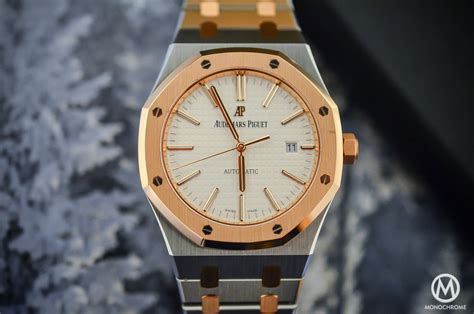 two tone audemars piguet|audemars piguet 15400 price.